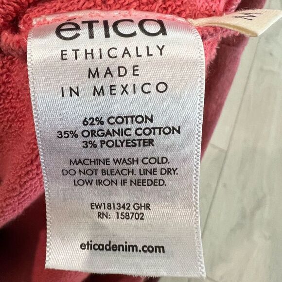 ÉTICA Lysse Pleat Sleeve Top In Grenadine Heather size M - Picture 8 of 10